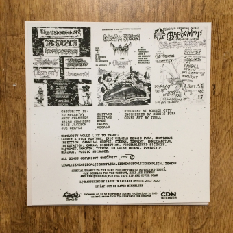 OBSCURITY Demo 1992 LP , BLACK [VINYL 12
